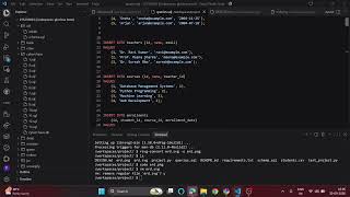 CS50 sql Final project Harvard University course Update