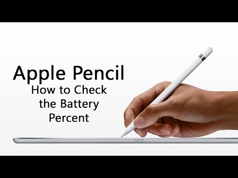 Apple Pencil How to Check the Battery Percent - YouTube