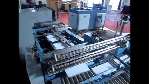 MBO B23 Continuous Feed Paper Folder  8 Page Return and Stacker