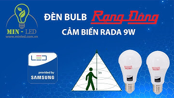 Đèn LED Bulb tròn cảm biến Rạng Đông A60.RAD 9W 6500K