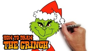 How to Draw The Grinch- Easy Art Lesson