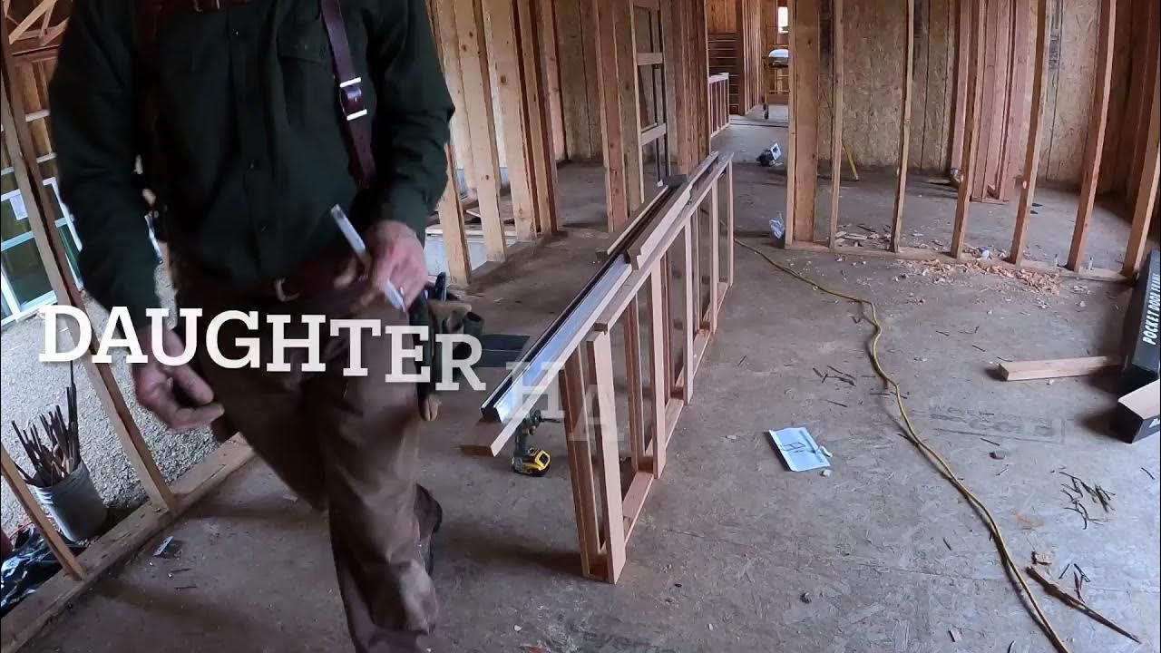 Home Build EP 50 Installing Pocket Door Frame YouTube