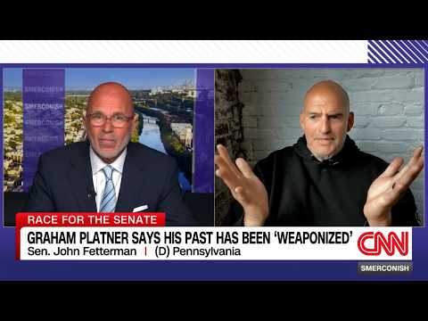 "Being a Dirtbag Is Not Authentic" - Fetterman BLASTS Graham Platner LIVE on CNN