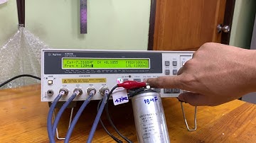 HP Agilent 4263B LCR meter testing Ver 1.