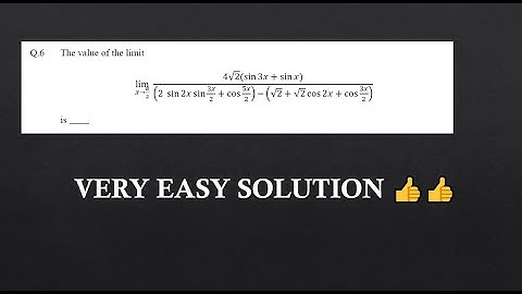 JEE ADV 2020 Difficult Question on Limits MATHS P-2 |Very Easy Solution|JEE ADV 2021|