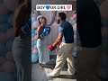 beautiful gender reveal at an engagement party 🎉🥳 #love #genderreveal #proposals
