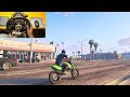 Realistic Racing Bike Driving In GTA IV | Steering Wheel Gameplay