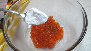 Mix Jam with Baking Soda and you will be satisfied with the result For Tea Fast,simple and delicious