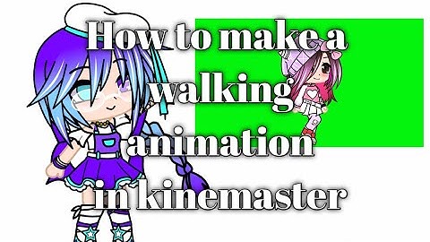 How to make a walking animation in kinemaster/Gacha Club (Recommended video from a subscriber)