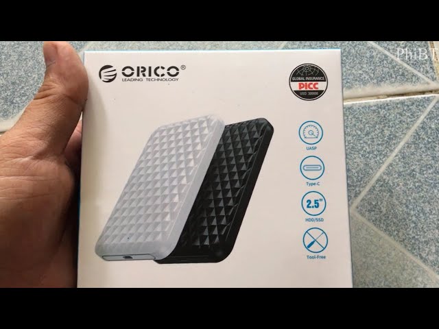 Mở hộp BOX đọc ổ cứng ORICO chuẩn USB C lắp đặt và TEST tốc độ | HAND ON  the BOX to read HDD ORICO