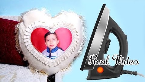How to print your photo on cushion cover at Home using electric iron