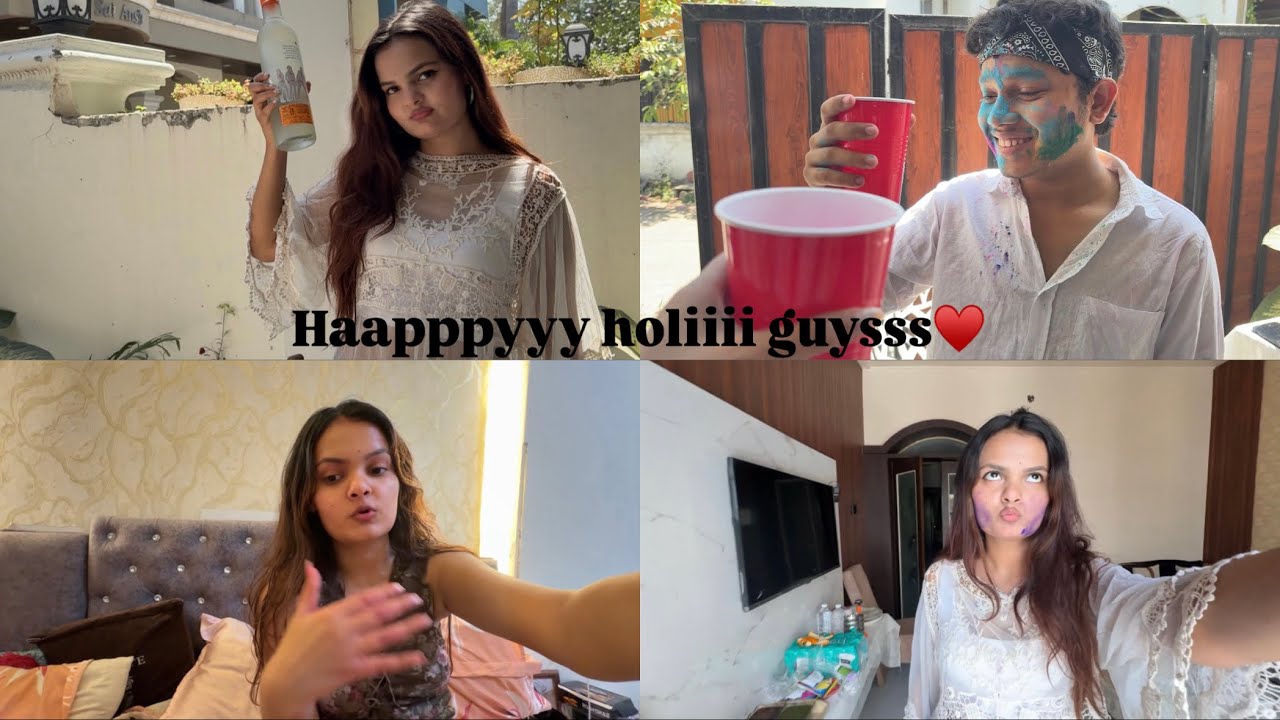 Holi celebration or ending me yh kya ho gya 😡