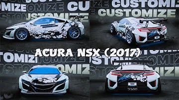 ACURA NSX (2017) B-TIER BUILD AND CUSTOMIZATION!! NEED FOR SPEED UNBOUND (PS5)