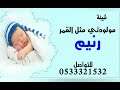 شيلة مولود 2021 باسم رنيم مولودتي مثل القمر قابله للتعديل0533321532