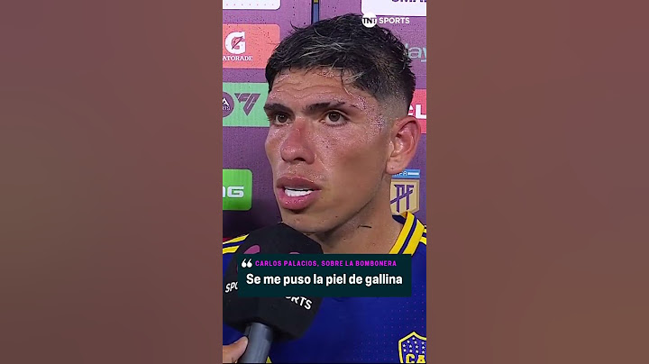 La palabra de Carlos Palacios tras su debut oficial con la camiseta de #Boca en la Bombonera