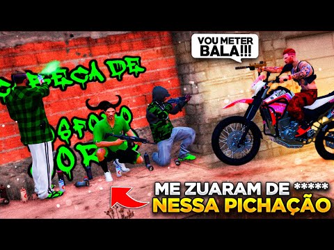 GTA V: VIDA DO CRIME | METERAM O LOKO!🤬 OS VERDES HUMILHARAM MINHA HONRA COM ESSA PICHAÇÃO! | EP#84