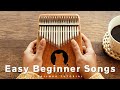 5 easy beginner kalimba songs tutorial