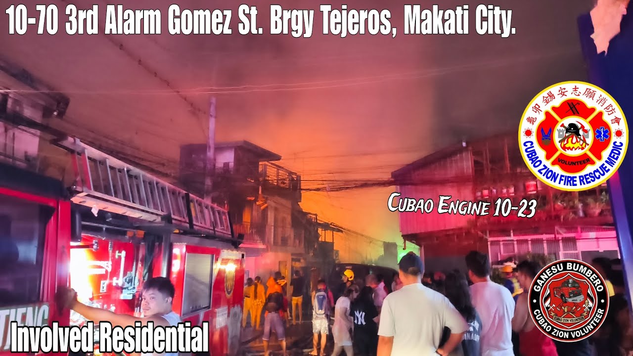 10-70 3rd Alarm Gomez St. Brgy Tejeros, Makati City. | 1-24-26 | Residential 