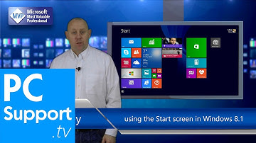 Get started with the Windows 8.1 Start Screen - PC Support.tv