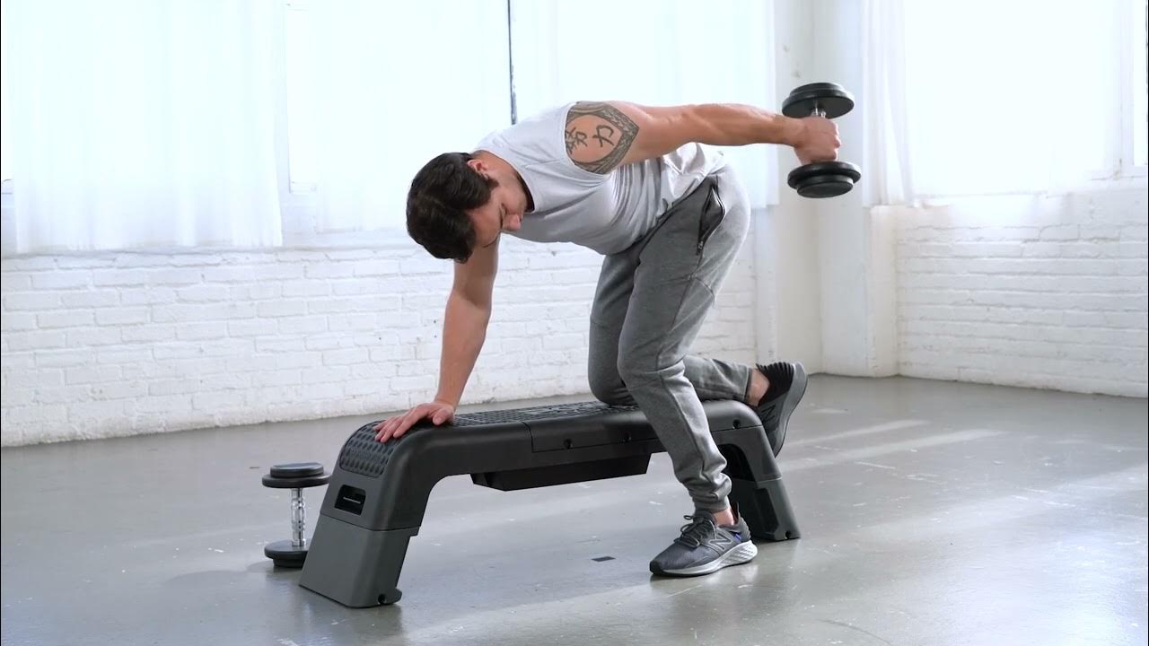 How to do Dumbbell Bench Tricep Kickbacks Body by Kristi YouTube