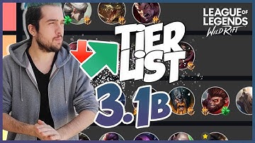 TIER LIST PER TUTTI I RUOLI | PATCH 3.1B | Karma Broken? | Jumpy Allen