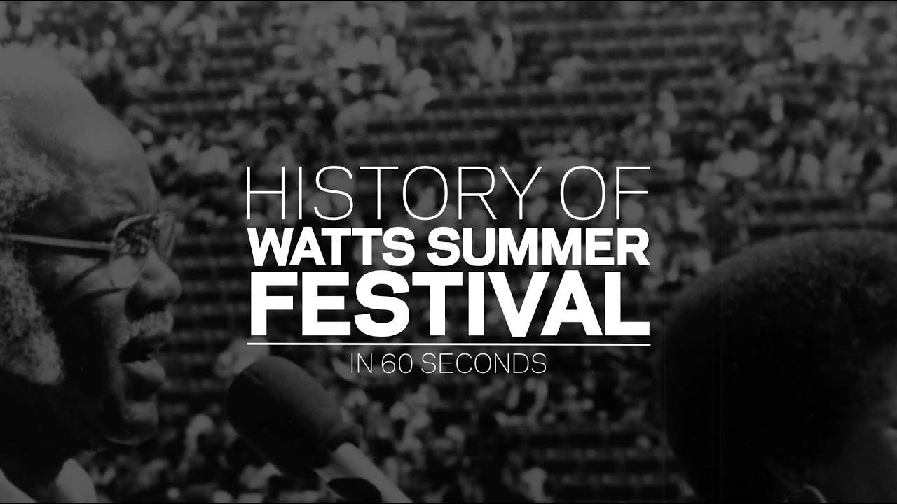 How The Watts Summer Festival Created Community And Offered Healing | History Of In 60 Seconds