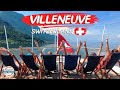 Villeneuve Switzerland - Epic Sunsets next to the Chateau de Chillon | 98 Countries With 3 Kids