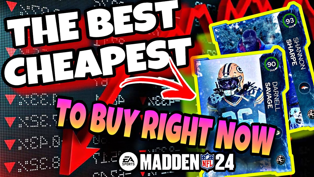 THE BEST CHEAPEST PLAYERS CARDS TO BUY RIGHT NOW MADDEN 24 BEST BUDGET