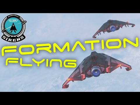 Formation flying by OI Sirens - Star Citizen 3.17