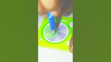 🥰 😍🥰  How many circles were drawn Design ruler #Spirograph Retro Design Tin Drawing #spirograph #art