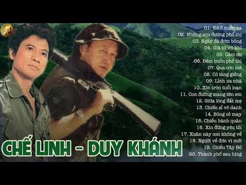 Video Nhạc Vàng Lính Xưa DUY KHÁNH - CHẾ LINH | Chọn Lọc... - youtube