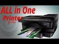 HP7612 A3 printer Unboxing & Installation (2018)