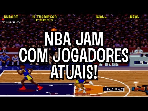 Jogue NBA JAM, Mas Com Os ELENCOS ATUAIS!