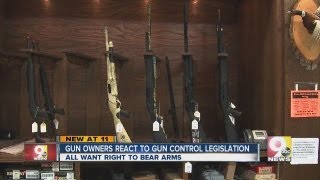 Gun owners react to gun legislation