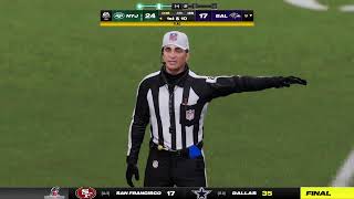 Madden 24 - Ny Jets vs Baltimore Ravens (Ps5 4k Playoffs) Gameplay -Live Stream