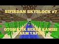 SIFIRDAN SKYBLOCK #7 OTOMATİK ŞEKER KAMIŞI FARM YAPIMI  - Minecraft Craftrise Skyblock