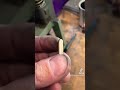 Cremation ash ring from two wedding rings. Recycled ash ring by Chris Parry Jewellery