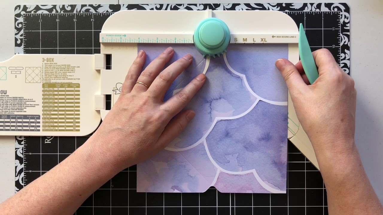 DIY How to make a 5x5 Envelope using 123 Punch Board by We R Memory