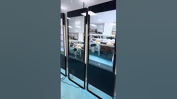 Indoor 43-inch floor-standing digital signage 4K Touch display with Live Analytics