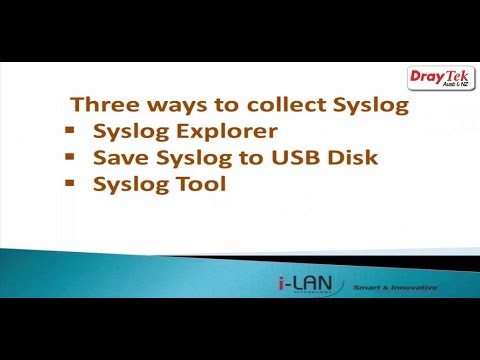 How to set up Syslog to Monitor my Network