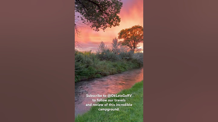 Incredible Sunset at this KOA Campground in Colorado. #rv #fulltimerv #luxuryrv #campgroundreviews