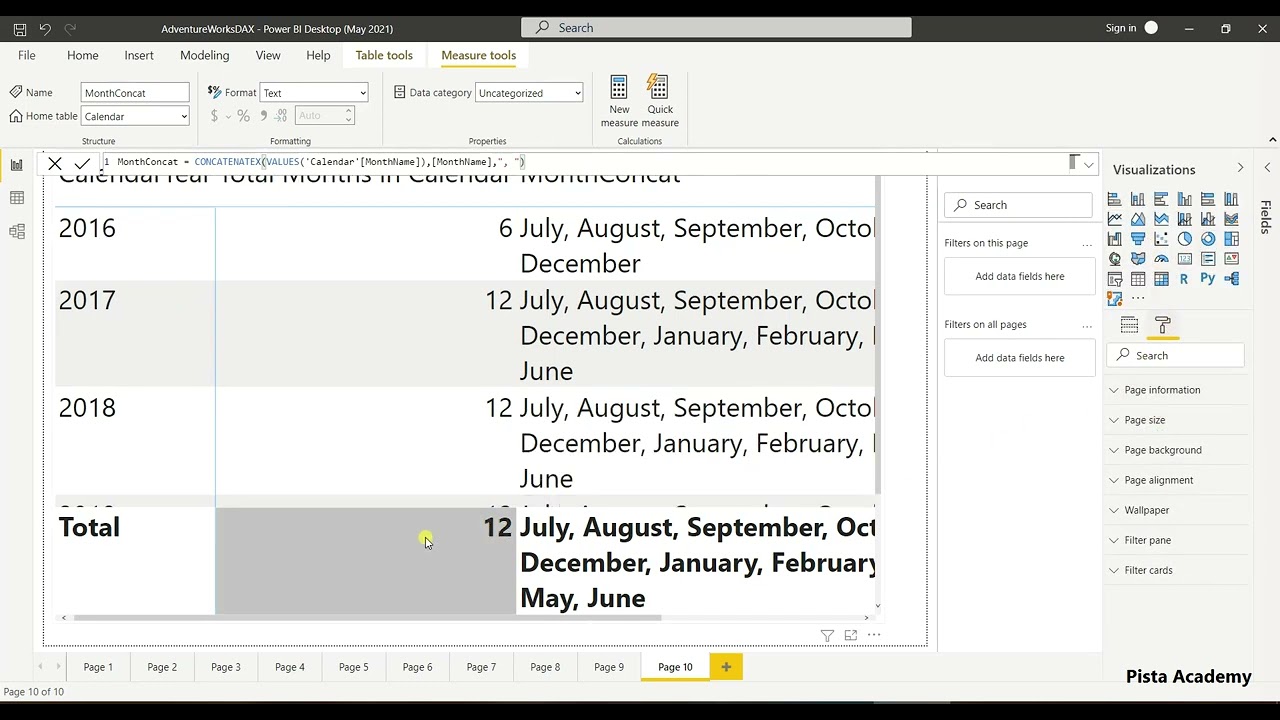 آموزش نرم افزار Power Bi - جلسه شصت و یک