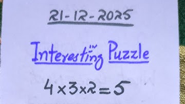 Cracking the Code: Solving the Interesting Puzzle | Brain Teaser Challenge #BrainTeaserLovers
