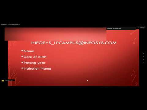 infosys detail filling launchpad query video