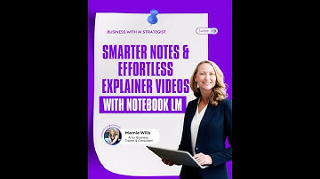 Notebook LM: My Secret AI Notes Tool