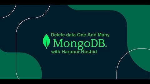 Delete data from MongoDB with JavaScript | Delete data from MongoDB #4