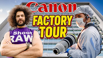 How Camera Lenses Are Made: EXCLUSIVE CANON FACTORY TOUR!