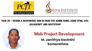 Design a responsive sign in page for admin panel using HTML, CSS, JavaScript and Bootstrap