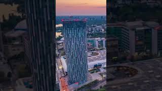 Day &amp; Night Hyperlapse Sky Tower #DroneHub.ro #7arts