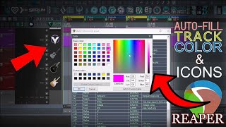 Reaper: How To Auto Color Tracks Regions and Markers (Customize Reaper) [Tutorial]